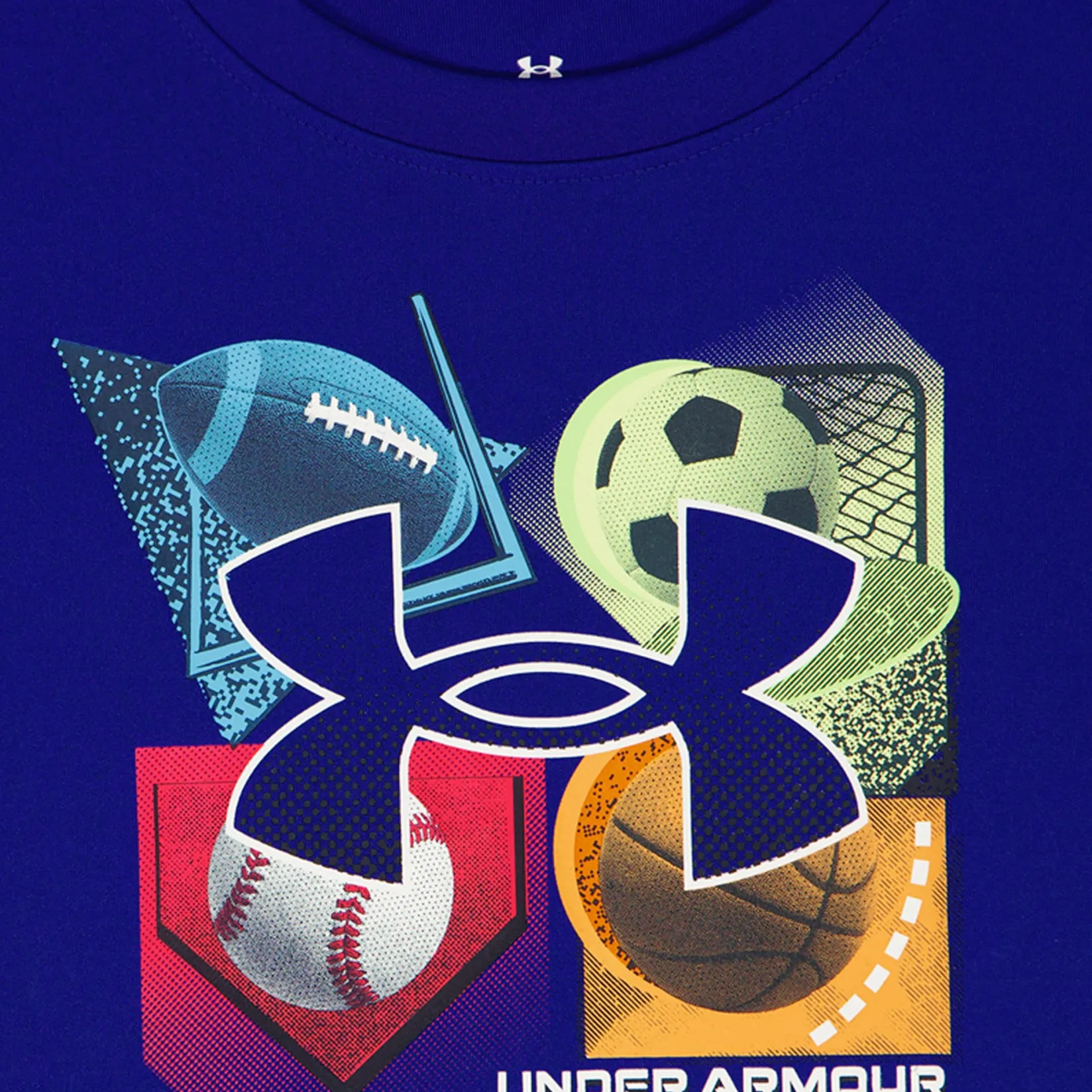 Outfit Sets>Under Armour 4 Baller Short Set 12-24m Bleu Royal