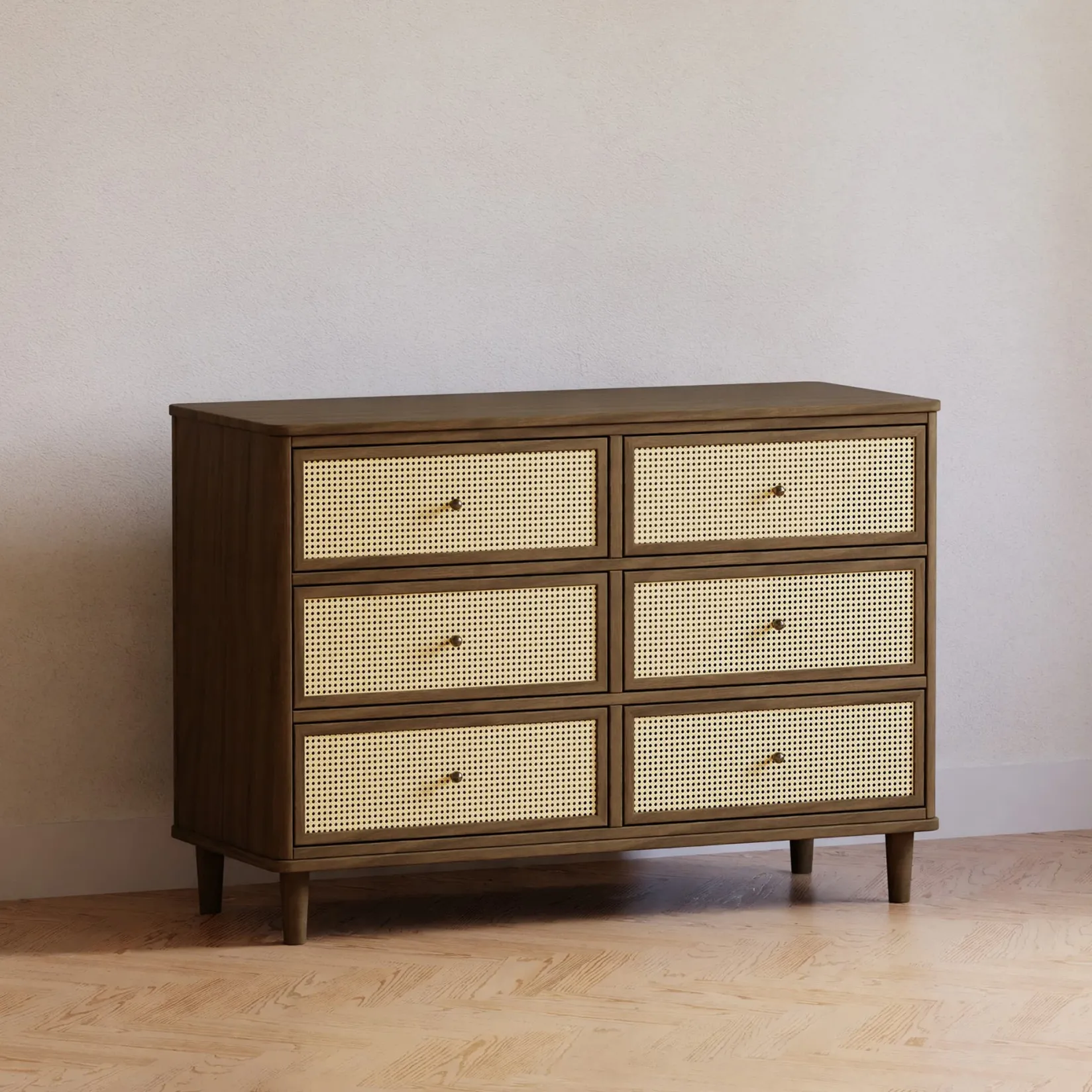Storage Furniture>Namesake 6 drawers chest walnut Marin