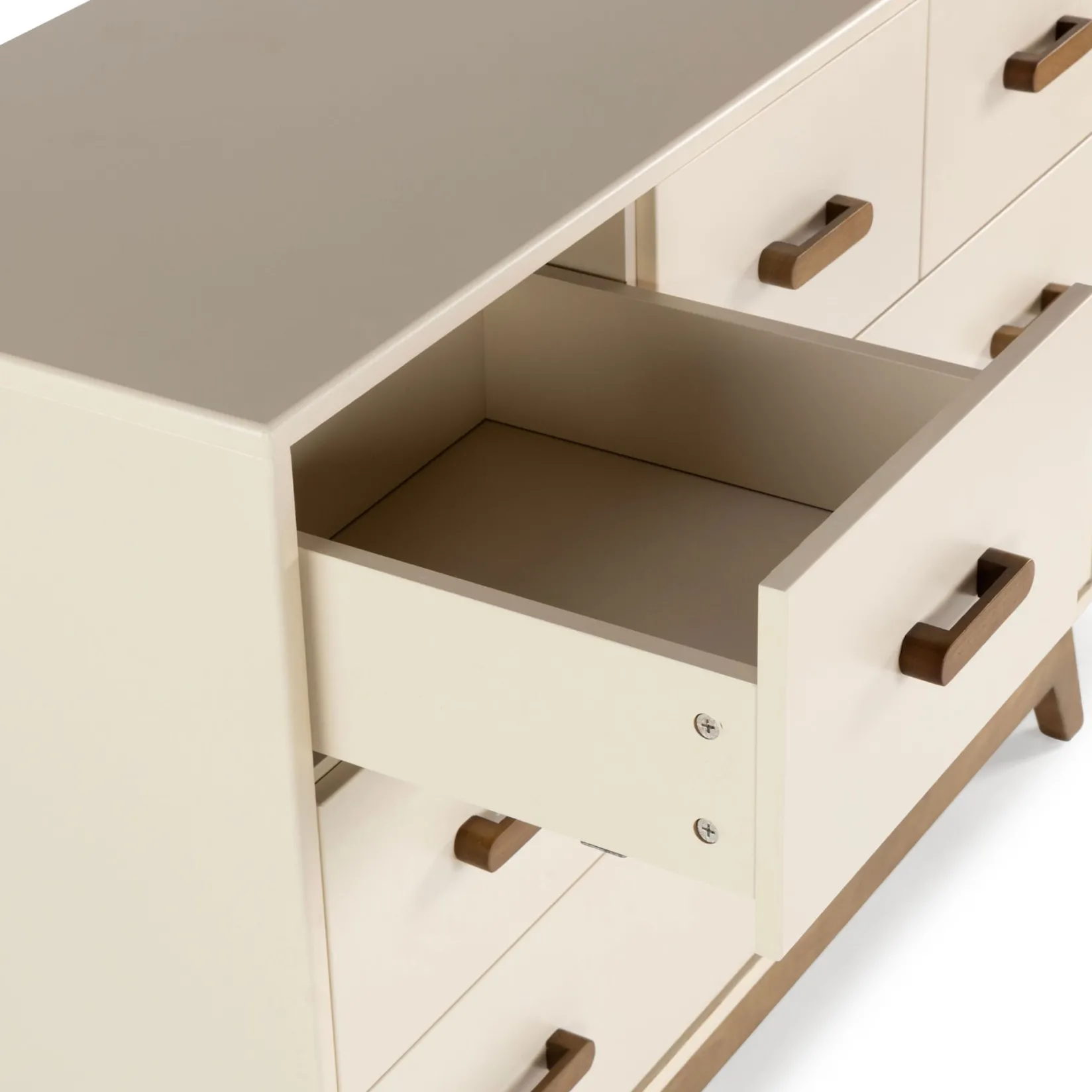 Storage Furniture>Dadada Baby 5 Drawers Dresser Chest - Almont Walnut