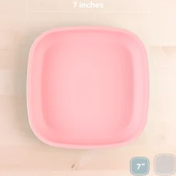 Plates & Placemats|Tableware>Re-Play 7" Flat Plate - Ice Pink