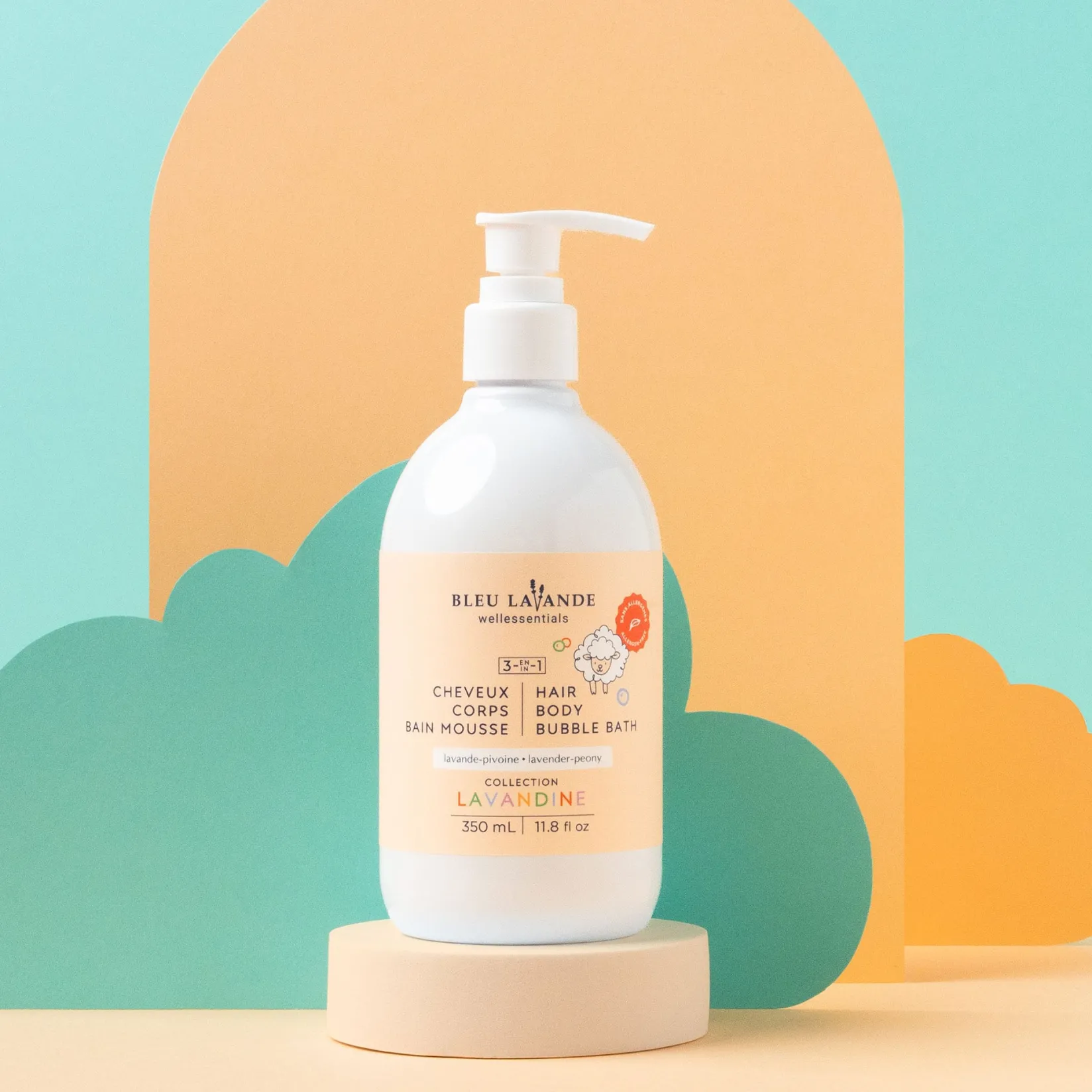 Body & Hair Care|Body & Hair Care>Bleu Lavande 3 in 1 lavender-peony lavender-peony baby range 350ml