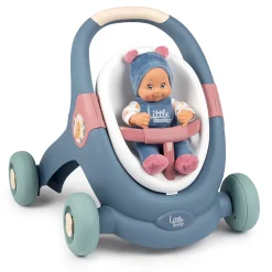 Walkers|Activity Centers & Walkers>Smoby 3 in 1 Trotty Walker + Baby Doll