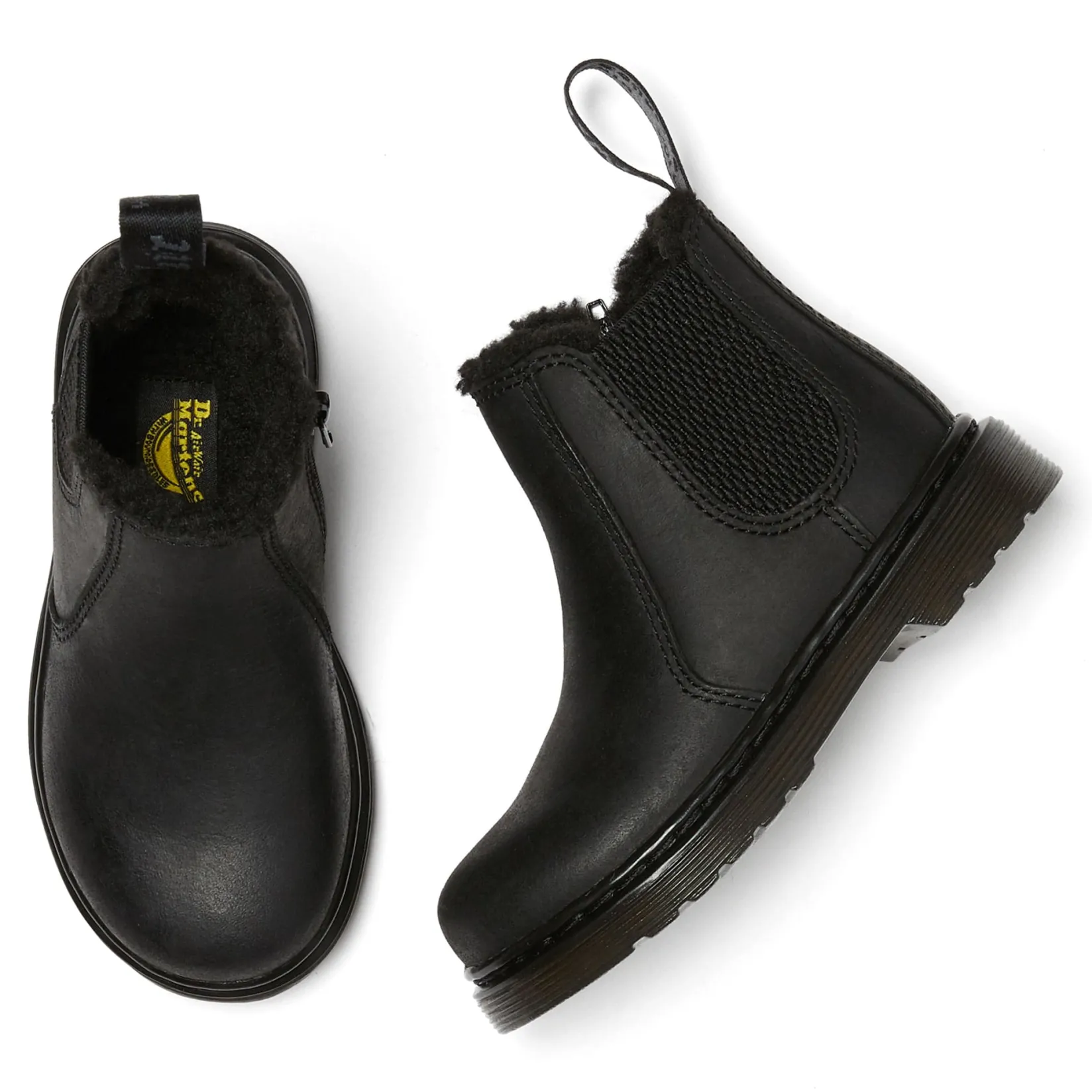 Mid-Season Boots>Dr Martens 2976 Leonore Mono Boots 7-10 Black