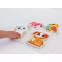 Sale 4 Progressive Puzzles - Pet Kids Wooden Toys|Puzzles