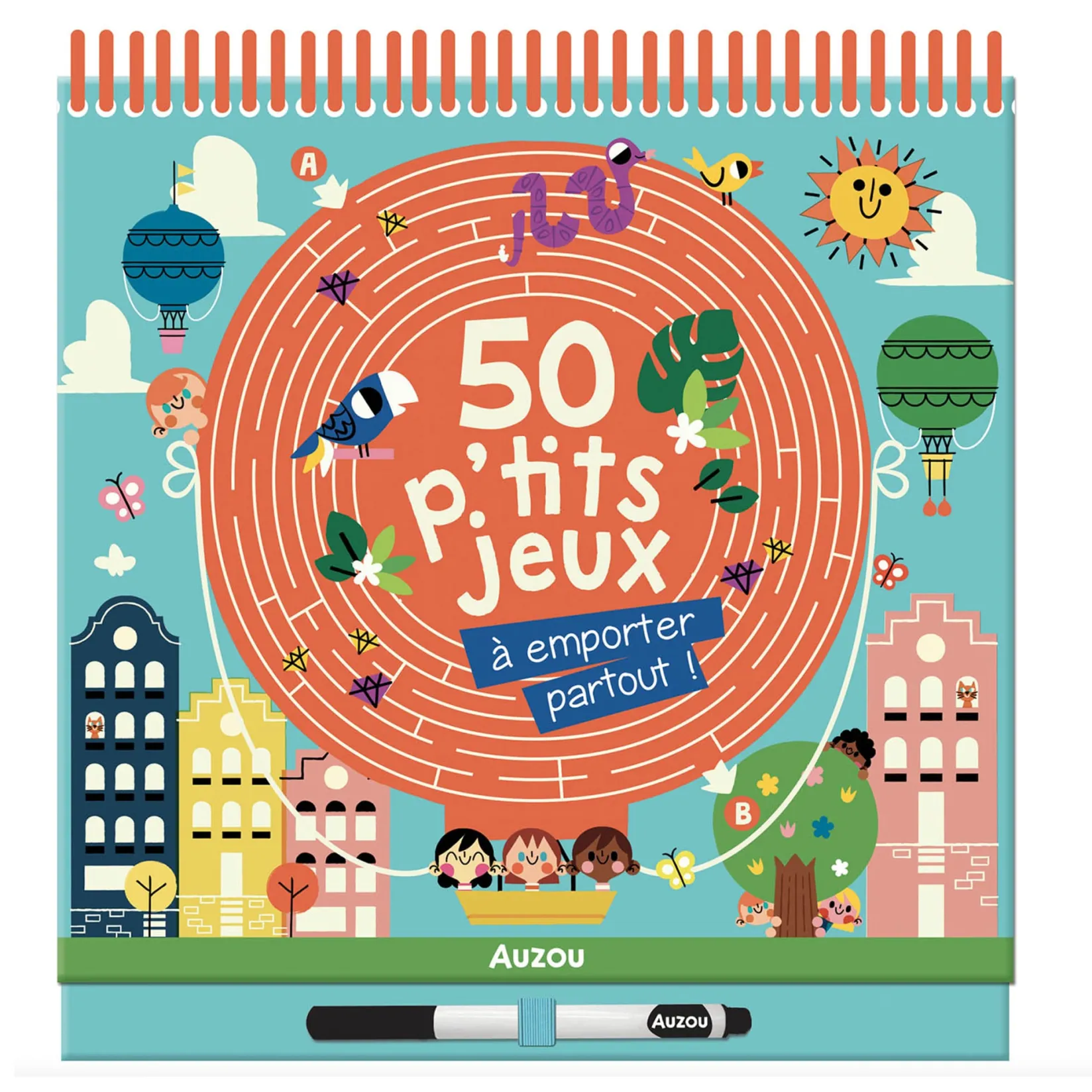 Diy & Activities>Auzou 50 P'tits Jeux à Emporter Partout !