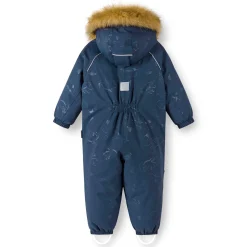 Outerwear|Snowsuits>Reima Aapua Down Snowsuit 9-24m Navy