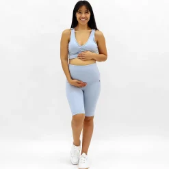 Casual Clothing & Sports Clothing|Tights & Leggings>Bella Maternite Active Biker Short Blue