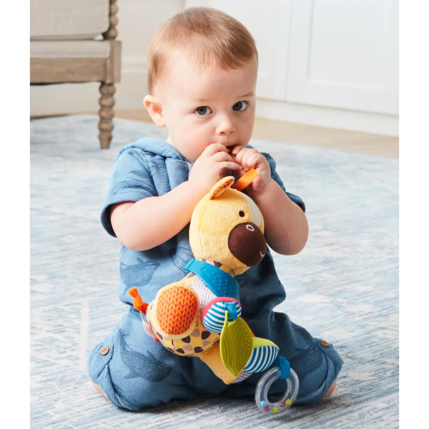 Online Activity Toy - Giraffe Bandana Buddy Stroller & Car Seat Toys|Developmental Toys