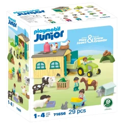 Assembly & Construction>Playmobil Adventure With Tractor, Traile