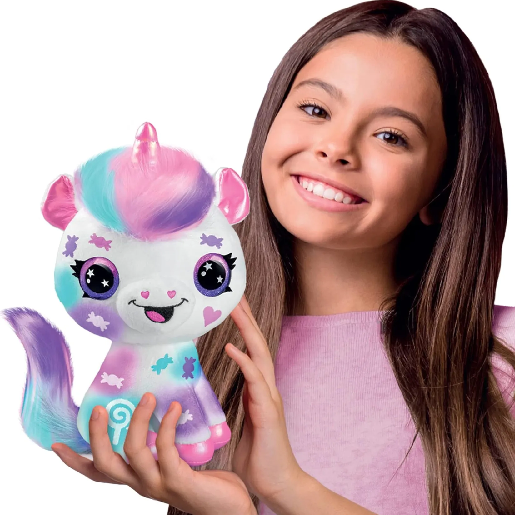 Diy & Activities>Danawares Air Brush Neon Unicorn Plush