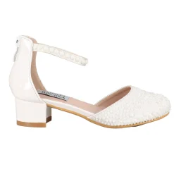 Shoes>Badgley Mischka Alessia Shoes Sizes 11-5 White