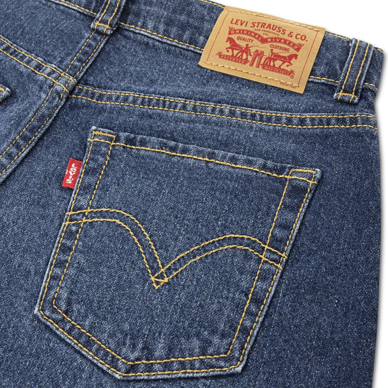 Pants & Jeans>Levis A-line Short 7-16y Denim