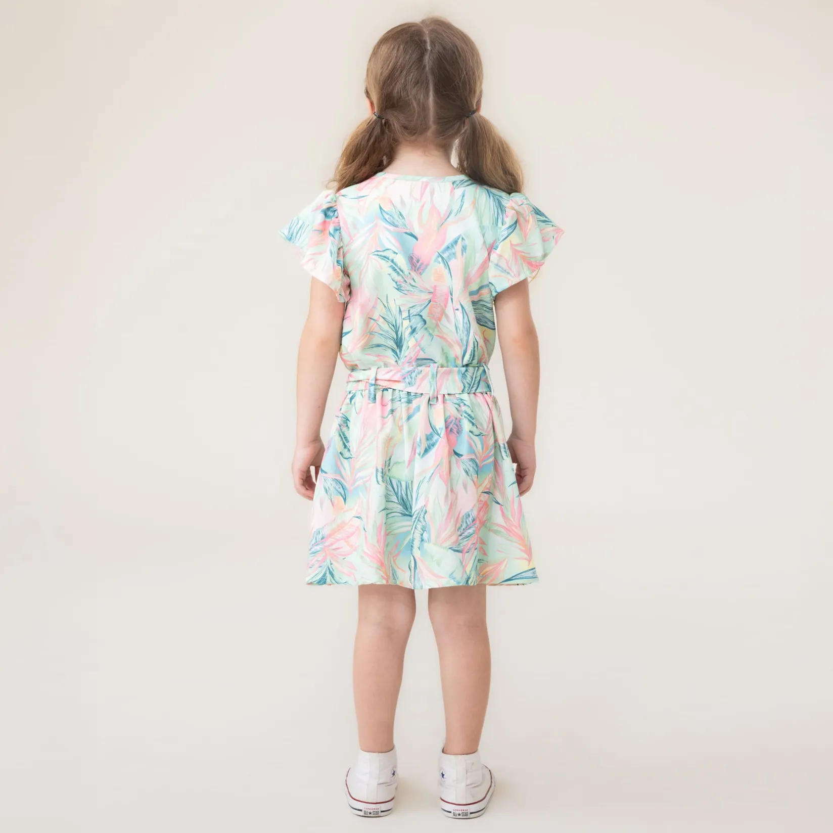 Hot Aloha Belted Dress 2-12 Kids Dresses & Rompers