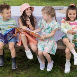 Hot Aloha Belted Dress 2-12 Kids Dresses & Rompers