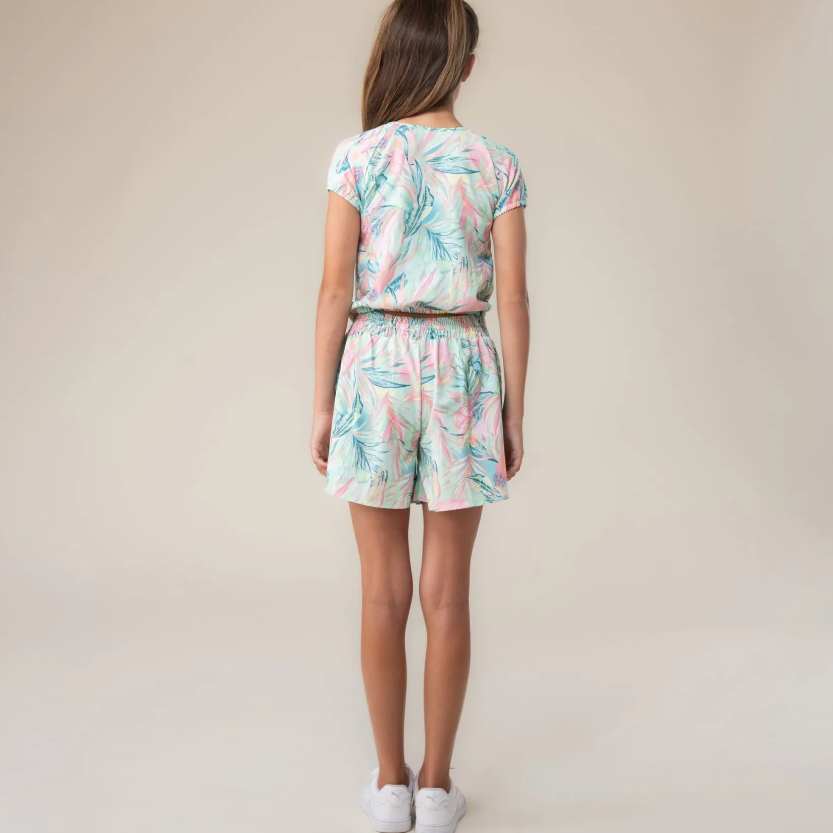 Tops>Nano Aloha Blouse 2-12 Mint