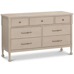 New Alouette 7-Drawer Assembled Dresser - Washed Pine Storage Furniture