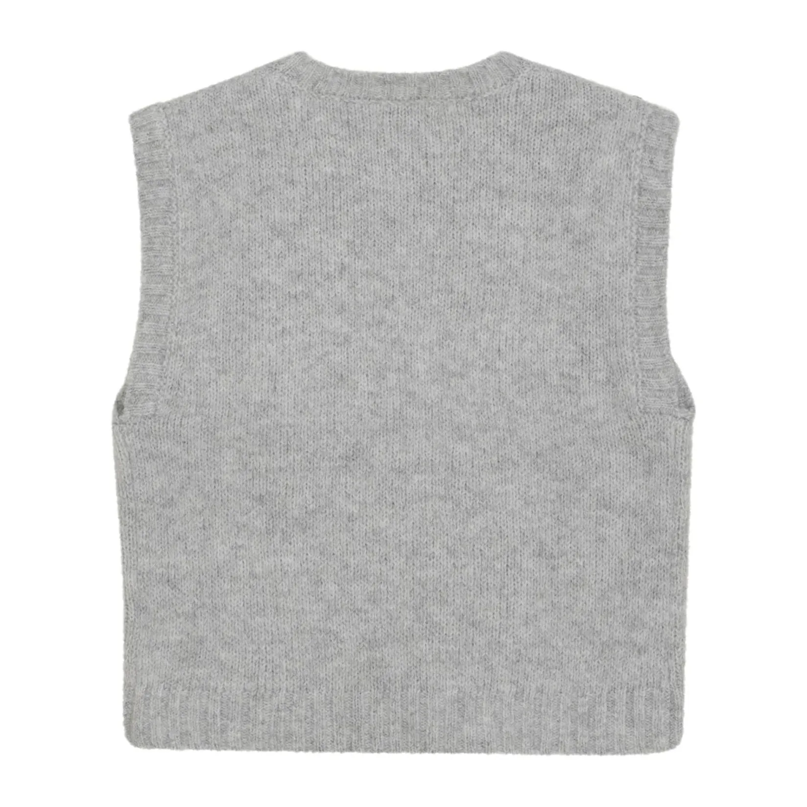 Fleeces And Sweatshirts|Tops>Creamie Amour Knit Slipover 7-14 Grey
