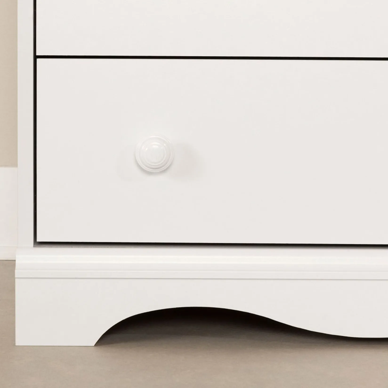 Storage Furniture>South Shore Angel 4-Drawer Chest - Pure White