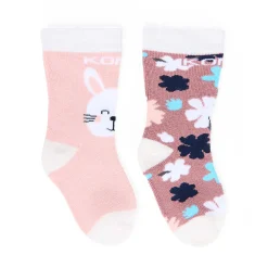 Socks|Underwear & Socks>Kombi Animal Friends 2pck 3-24m Pink
