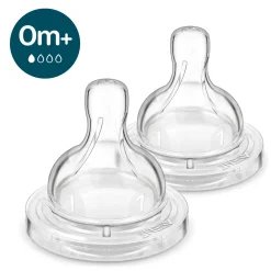 Bottles & Nipples|Breastfeeding>Philips Avent Anti-colic Flow 1 Nipples 0m (2)