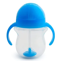 Sale Any Angle™ Click Lock Weighted Straw Trainer Cup 7oz - Blue Kids Breastfeeding|Tableware