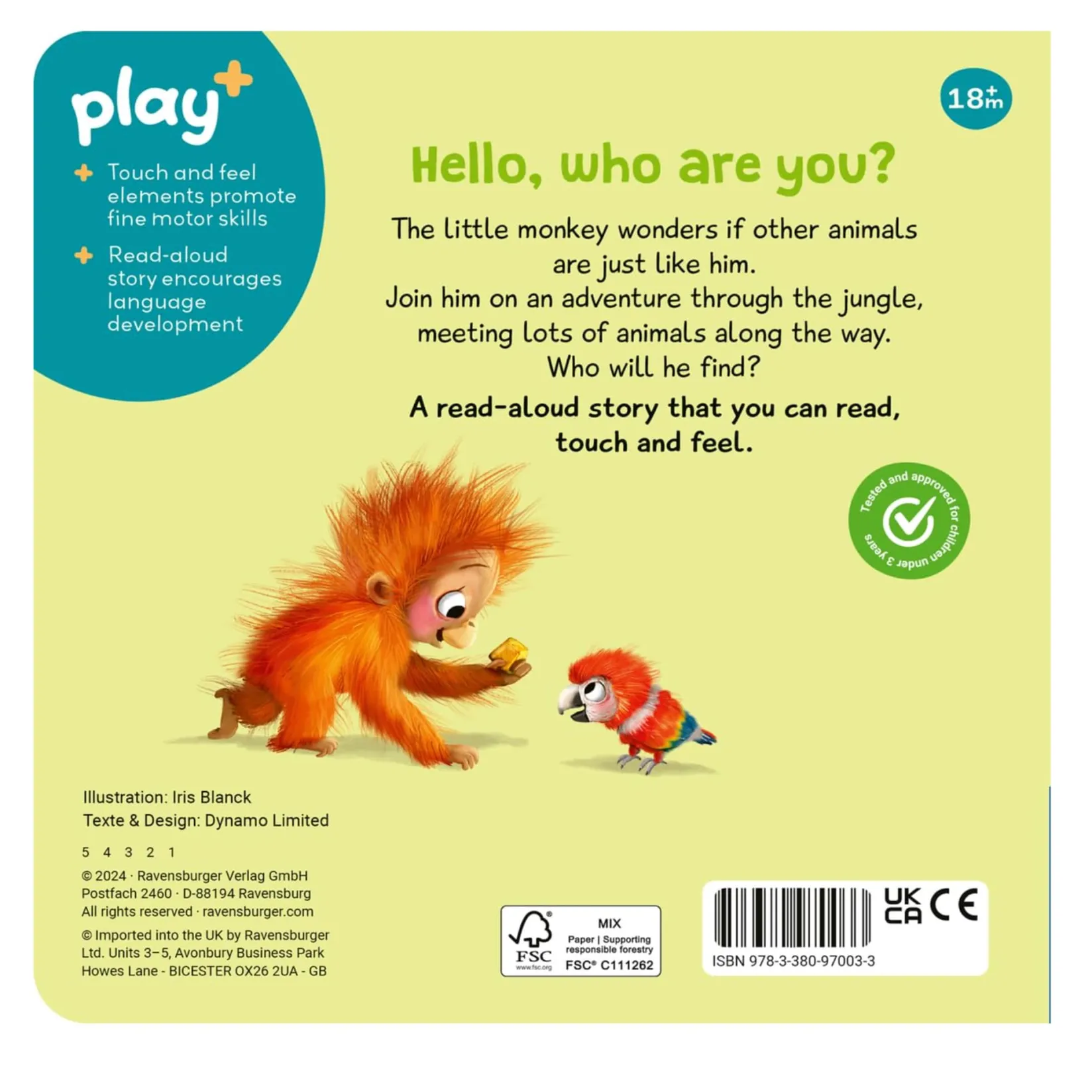 Baby 0-2 Years>Ravensburger Are You A Monkey Like Me?