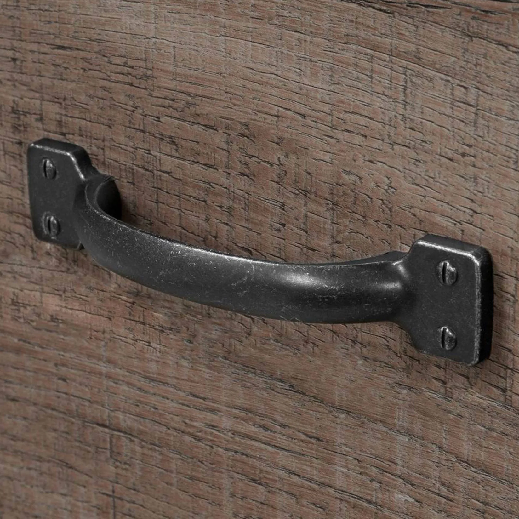 Hot Asten Double Bed with 3 Storage Drawers - Fall Oak Twin, Full & Queen Beds