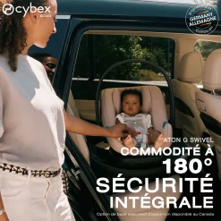 Aton G Swivel Sensorsafe Car Seat - Almode Beige Kids Car Seats & Booster Seats|Car Seats