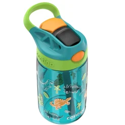 Sale Aubrey Leak-Proof Spill-Proof Water Bottle - Juniper Dino 14oz Kids Tableware|Bottles & Insulated Bottles