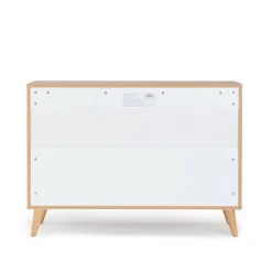 Hot Austin 3-Drawer Dresser - White / Red Oak Storage Furniture