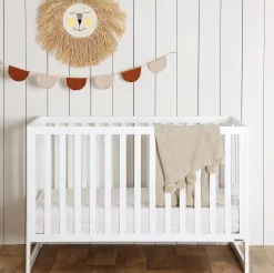 Cribs & Mattresses|Cribs & Mattresses>Dadada Baby Austin 3-In-1 Convertible Crib - White