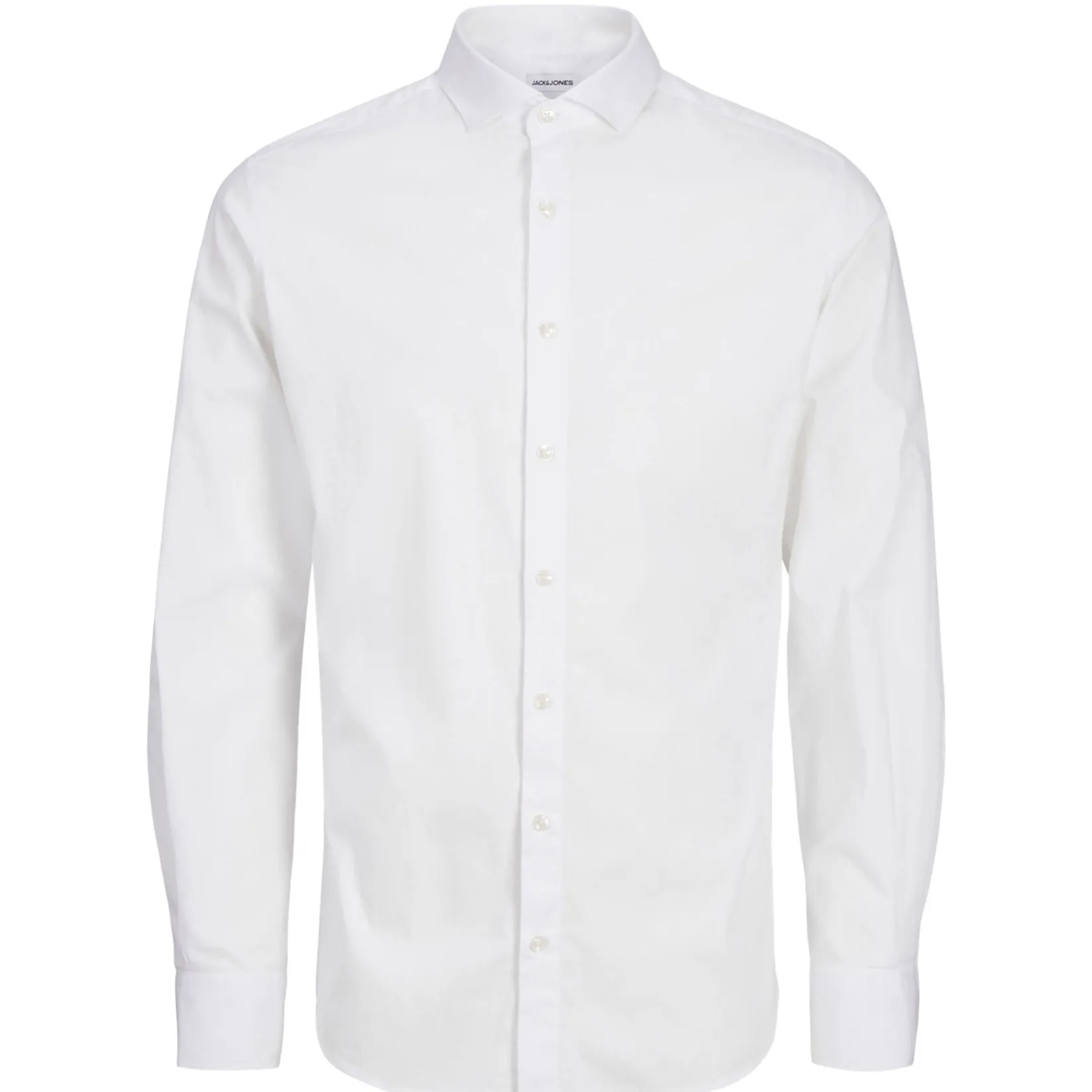 Tops>Jack u0026 Jones Axel Stretch Shirt 8-16 White