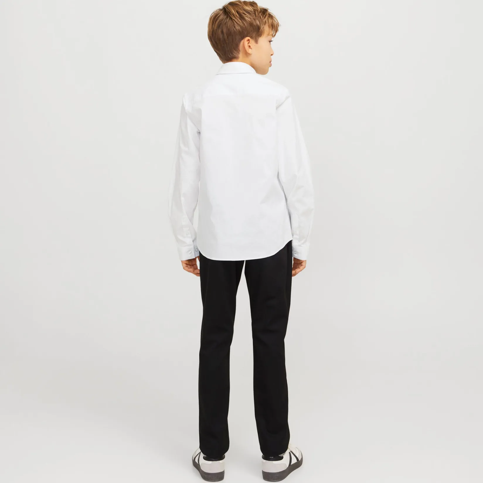 Tops>Jack u0026 Jones Axel Stretch Shirt 8-16 White