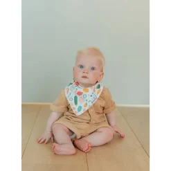 Bibs|Breastfeeding>Copper Pearl Baby Bandana Bibs (4) - Veggies