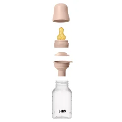 New Baby Bottle Round Latex 1 pack 150 ml - Blush Breastfeeding|Bottles & Nipples