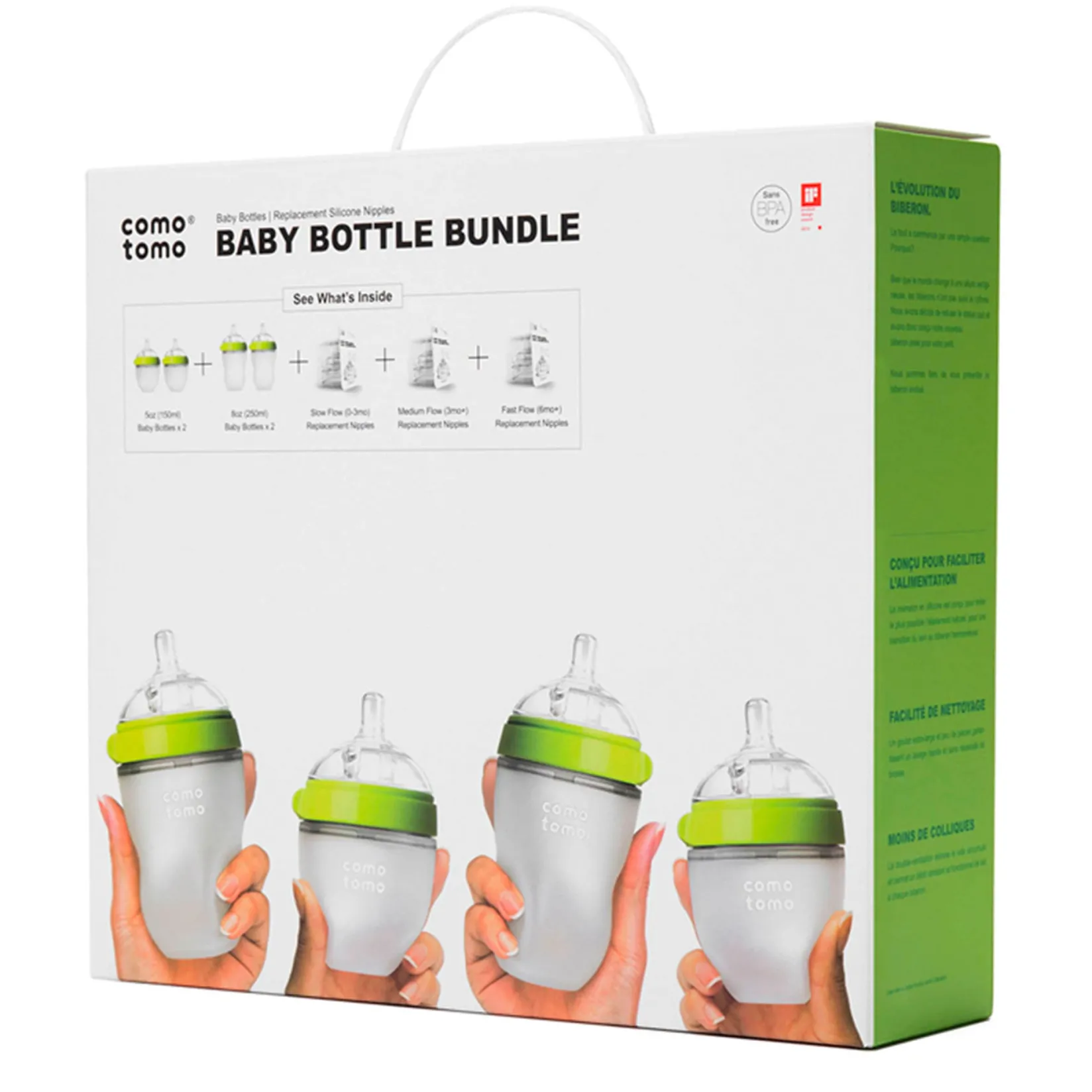 Breastfeeding|Bottles & Nipples>Como Tomo Baby Bottles Bundle - Green