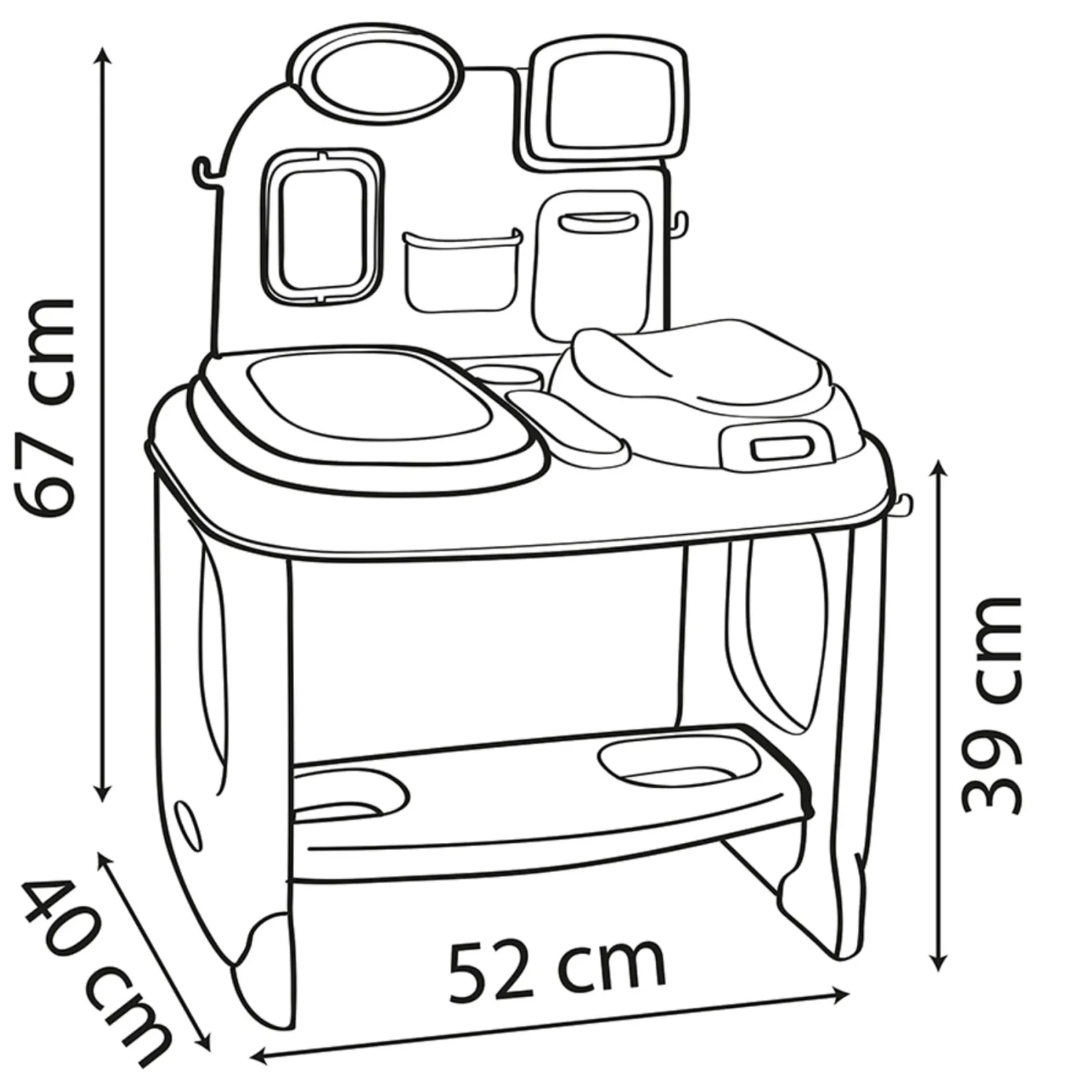 Pretend Play & Imitation>Smoby Baby Care Center Toy