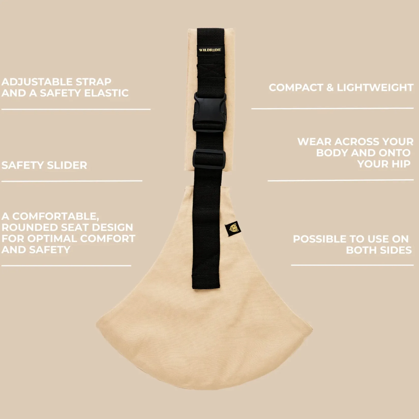 Outdoors & Travel|Baby Carriers>Wildride Baby Carrier - Beige