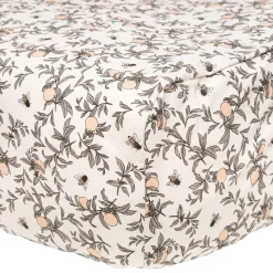 Baby Crib Fitted Sheet - Bees by Solange Pilote Kids Sheets|Bedding