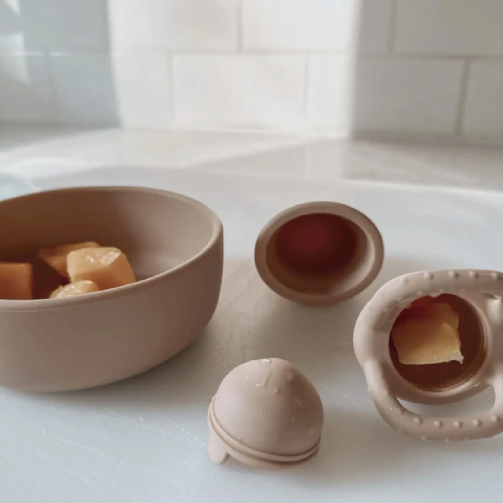 Cleaning & Food Preparation|Food Preparation>Nouka Baby Food Feeder Soft - Blush