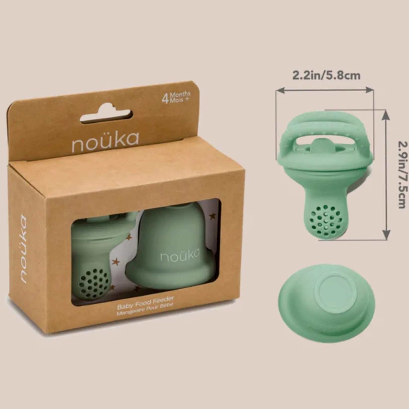 Cleaning & Food Preparation|Food Preparation>Nouka Baby Food Feeder Soft - Blush