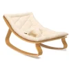 Swings & Rockers>Charlie Crane Baby Rocker LEVO - Beechwood / Organic Milk