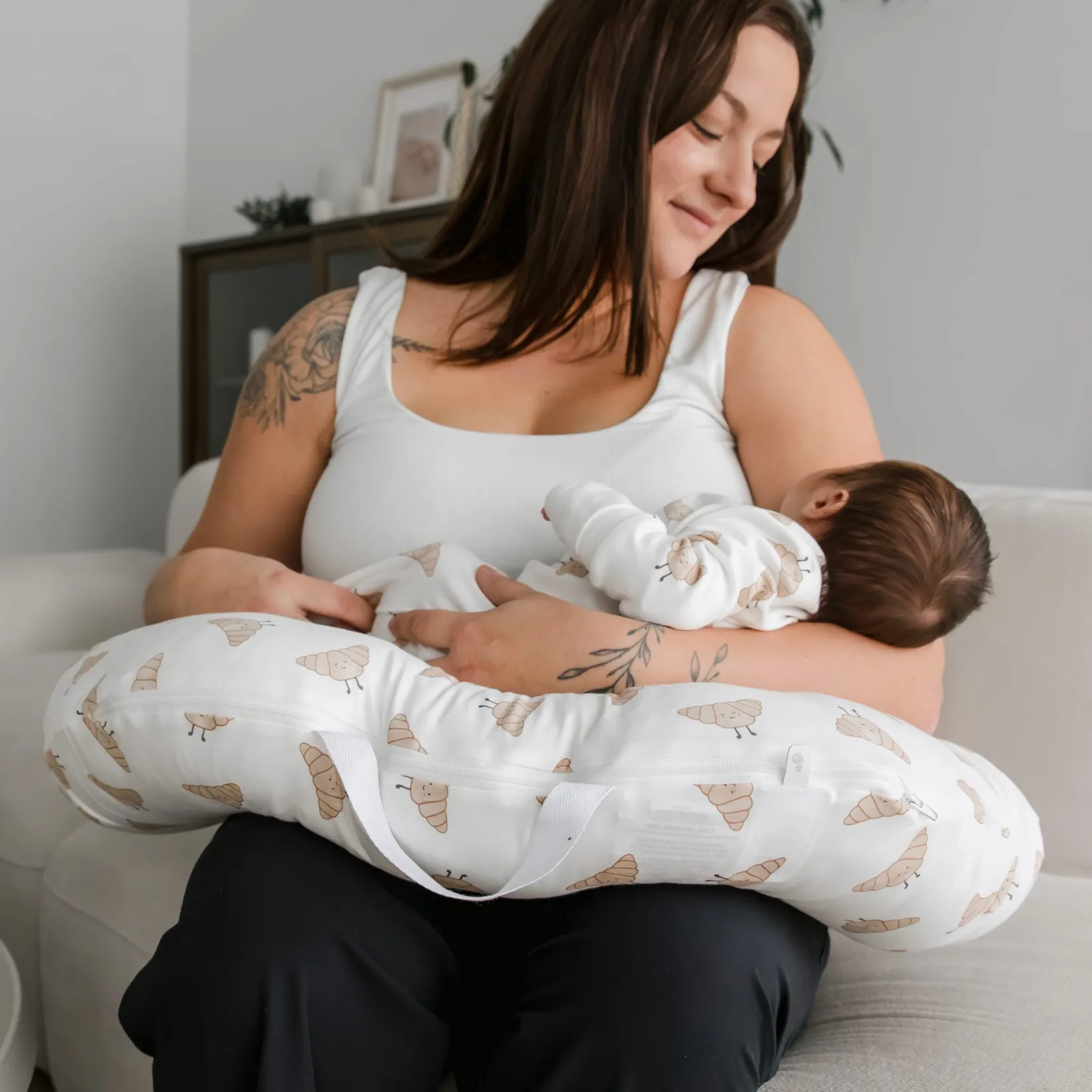 Sleep Bags|Pyjamas>Perlimpinpin Baby Sleep Gown-croissants Beige
