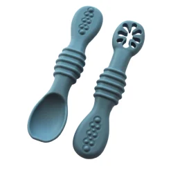 Online Baby Training Spoon (2) - Bleu Kids Breastfeeding|Tableware