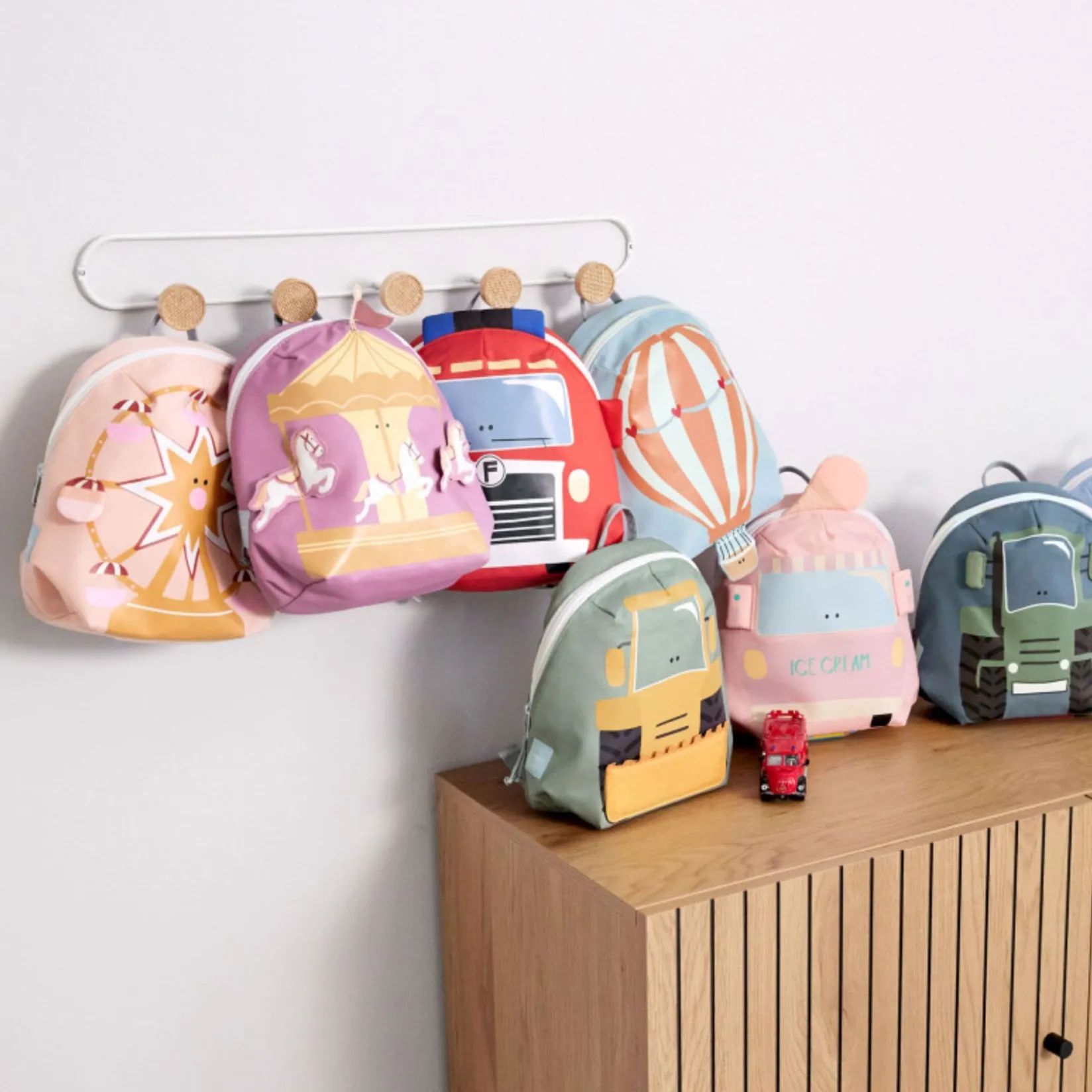 Hot Backpack - Tiny Fire Engine Kids Backpacks|Outdoors & Travel