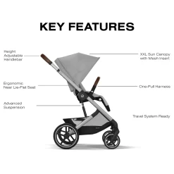 Discount Balios S Lux Stroller - Grey Kids Strollers|Strollers & Trailers