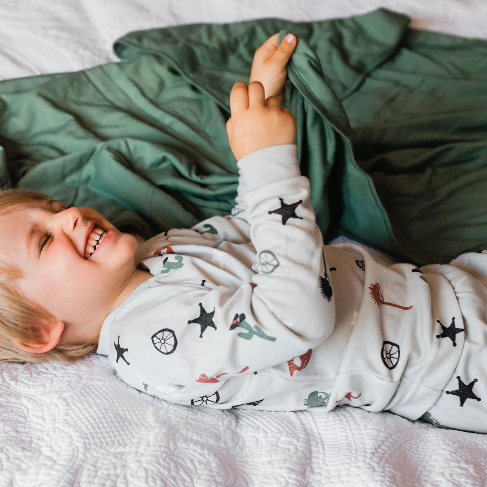 Hot Bamboo Blanket - Green Kids Blankets|Blankets