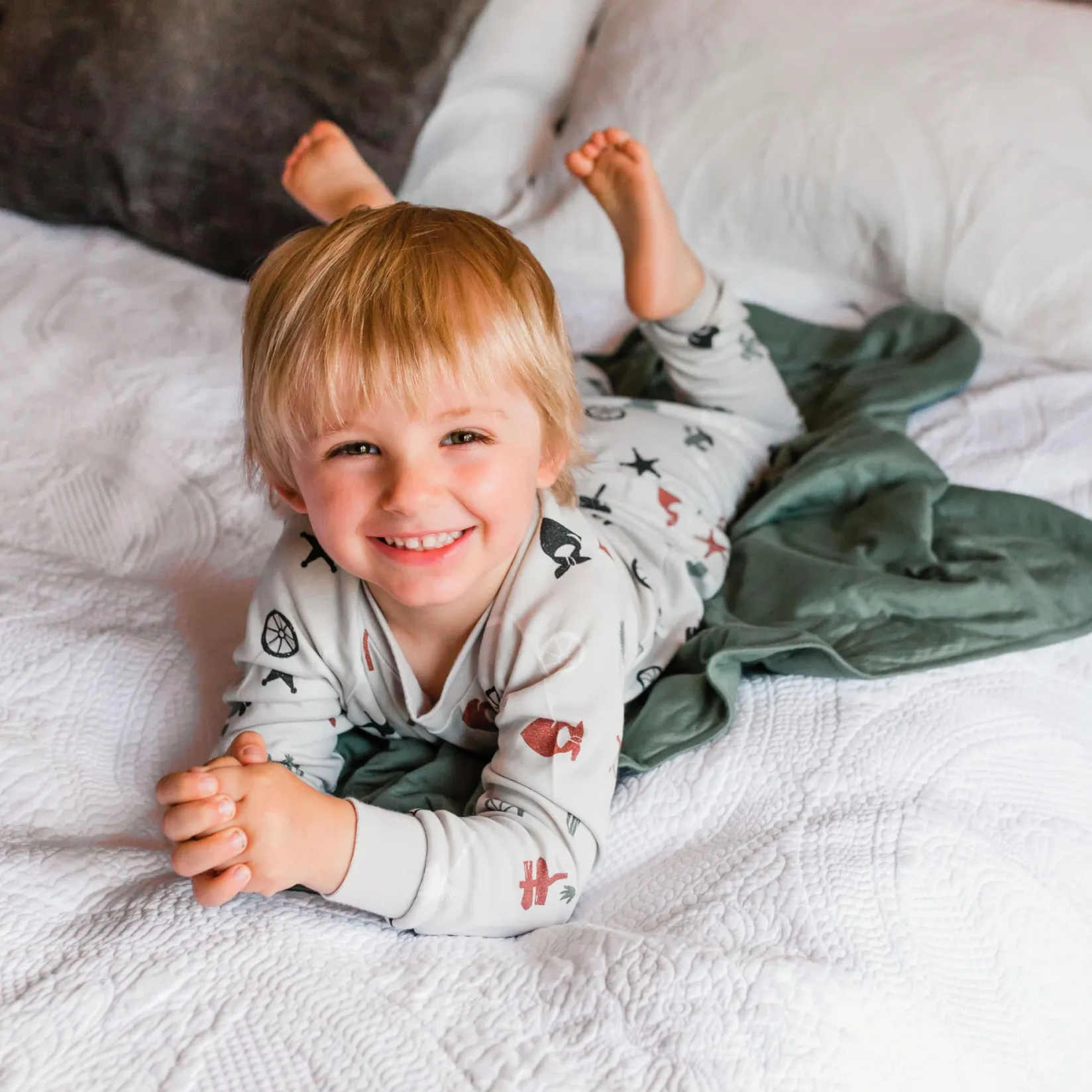 Hot Bamboo Blanket - Green Kids Blankets|Blankets