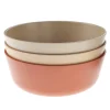 Bamboo Bowl (3) - Fog/Rye/Brick Kids Tableware|Plates & Placemats