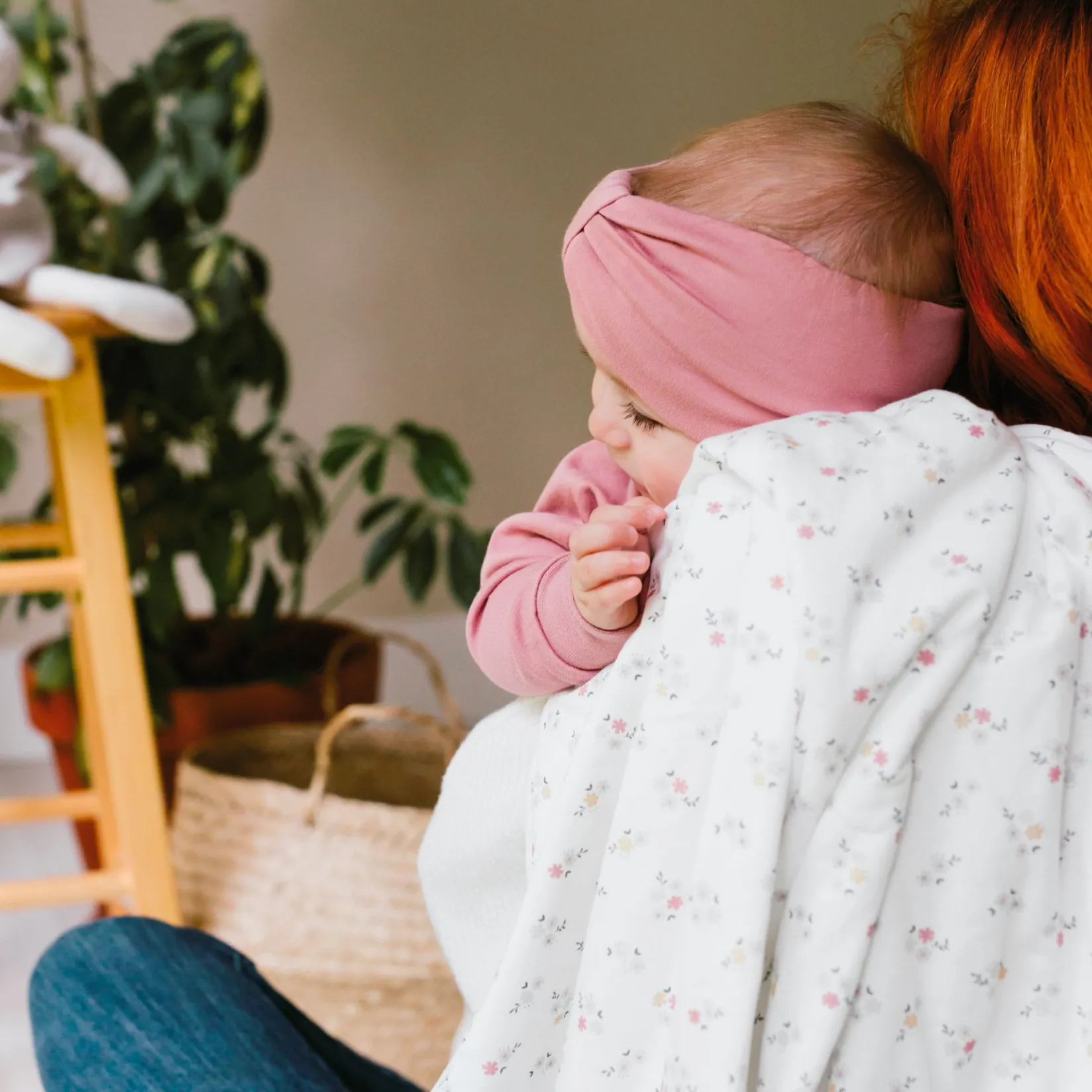 Towels & Wipes|Towels & Wipes>Perlimpinpin Bamboo Hooded Towel - Floral